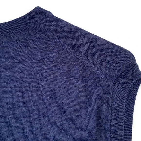 Peter Millar Wool Sweater Vest 100% Extra Fine Italian Merino Wool SOLD - Picture 8 of 10